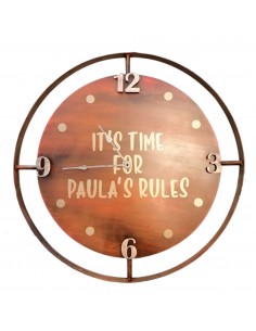 Reloj Vintage Flotante