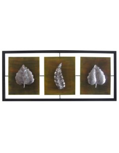 Cuadro Triptico Hojas