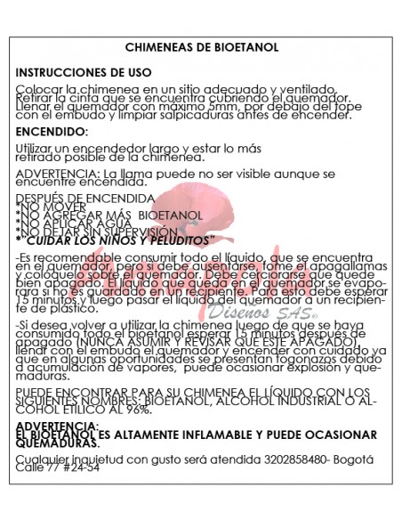 Mesa Chimenea Liston Abajo