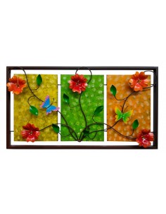 Tríptico Flor corazón